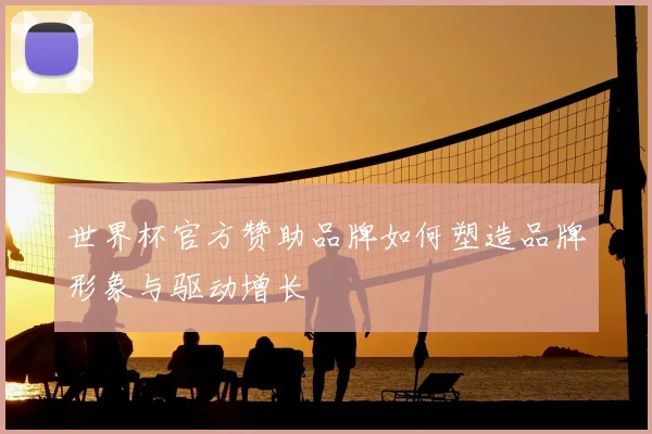 世界杯官方赞助品牌如何塑造品牌形象与驱动增长