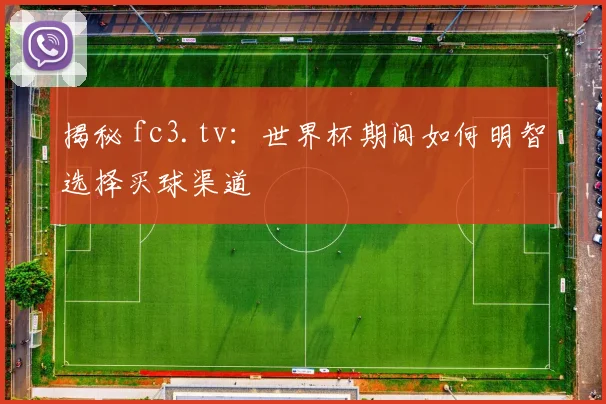 揭秘 fc3.tv:世界杯期间如何明智选择买球渠道