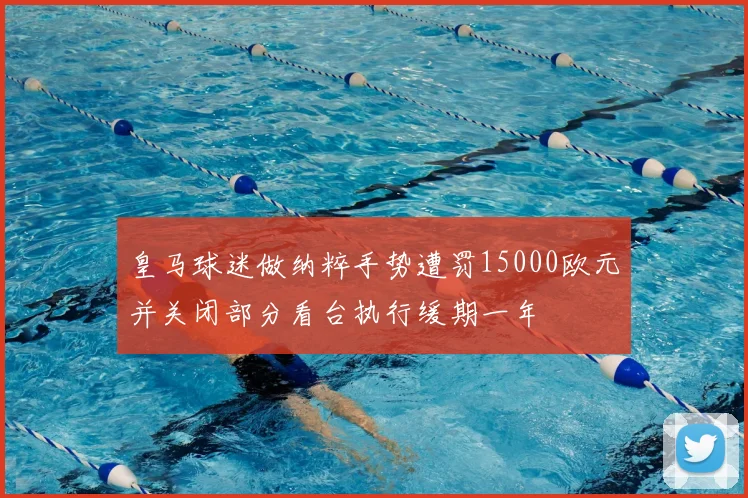 皇马球迷做纳粹手势遭罚15000欧元并关闭部分看台执行缓期一年